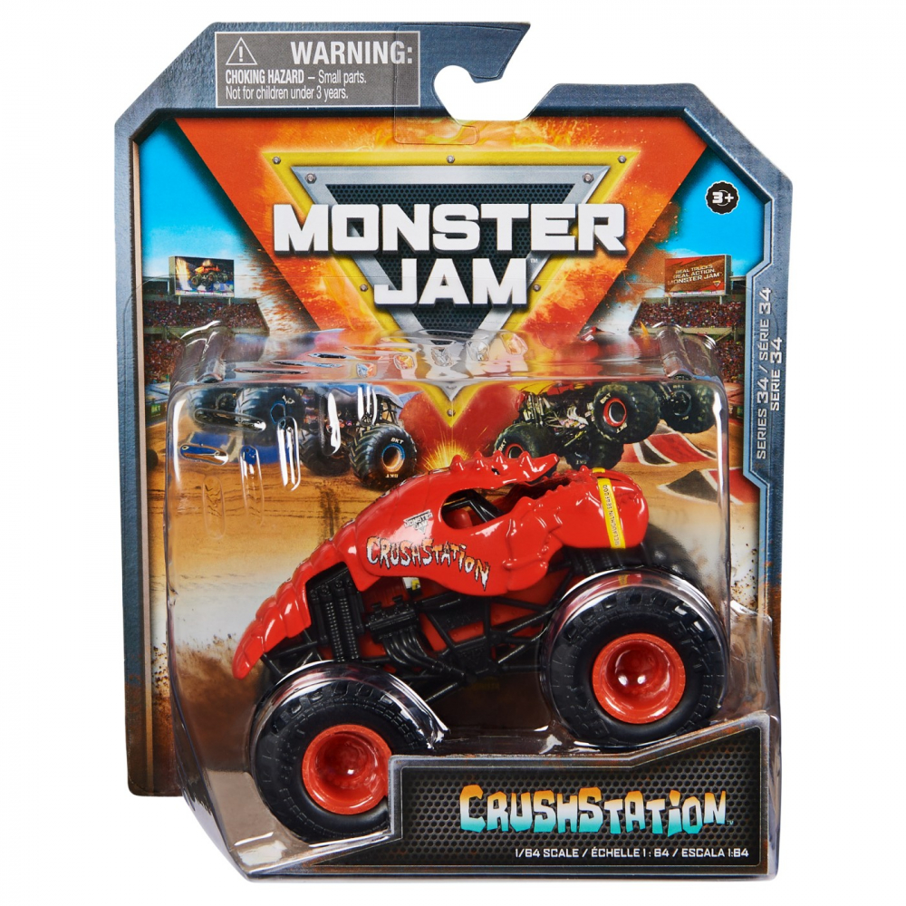 Monster Jam Crushstation 1:64 Metalică Spin Master