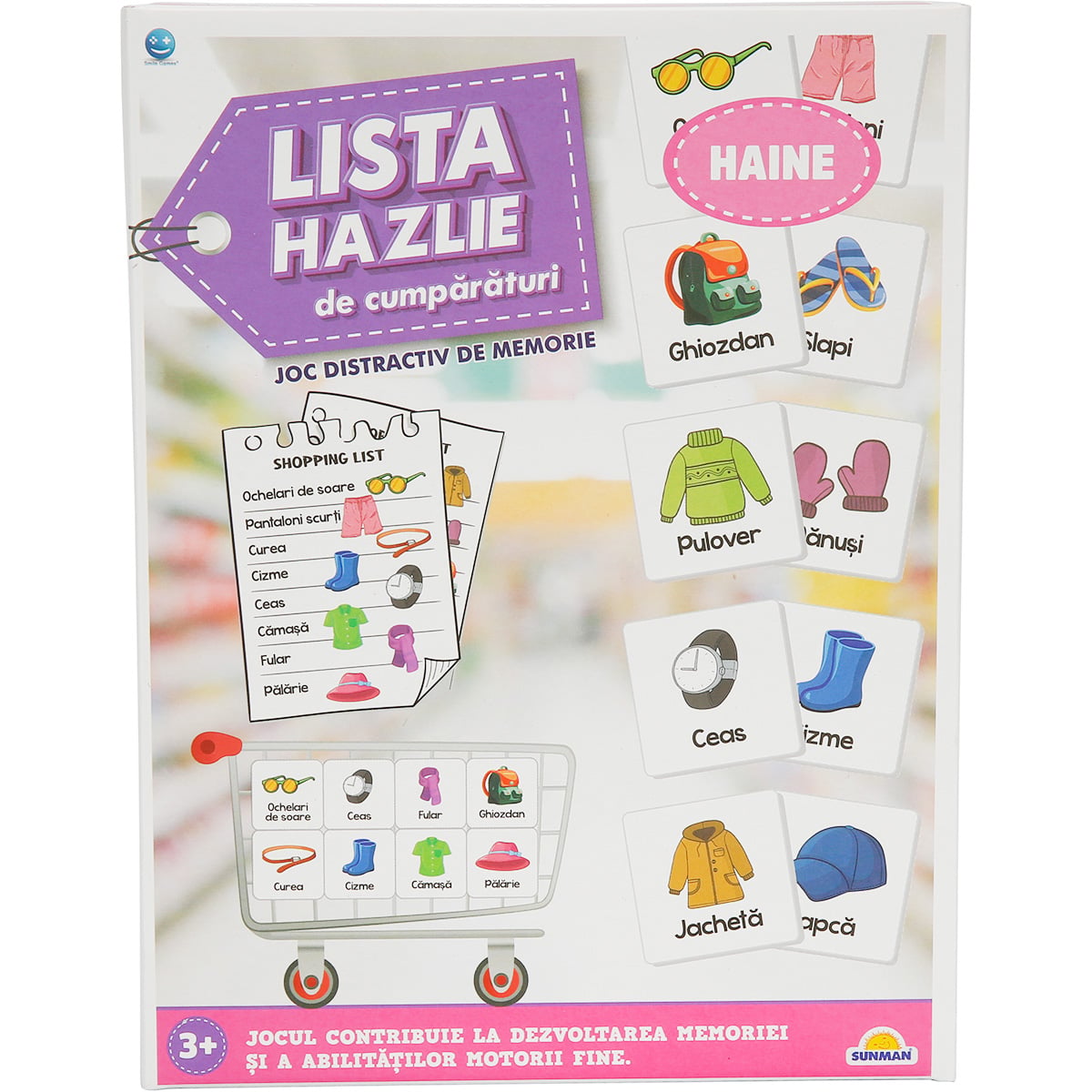 Joc Lista Hazlie de Cumparaturi Smile Games