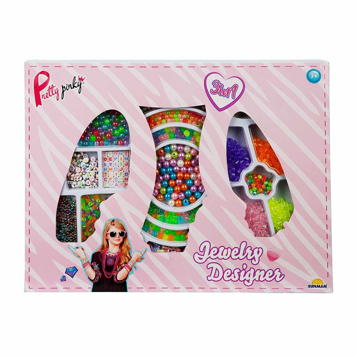 Set bijuterii 3 in 1 Pretty Pinky