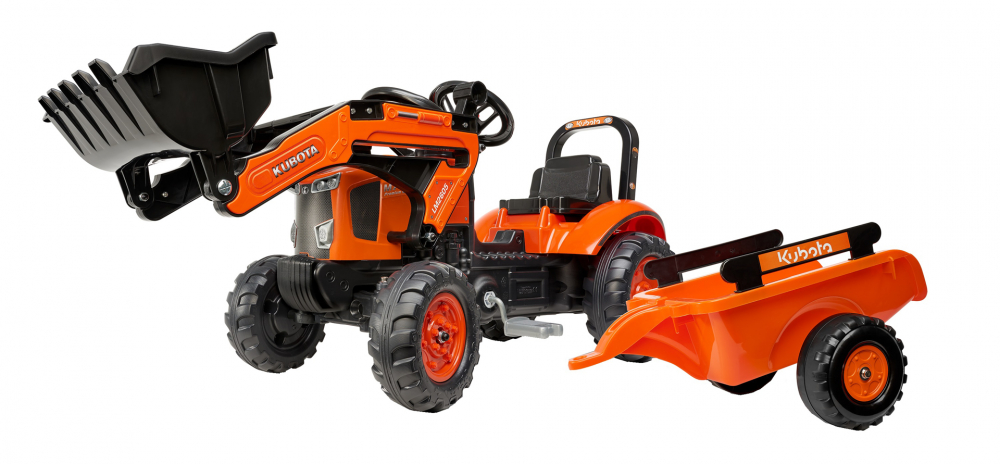 Tractor Falk cu Remorcă și Excavator - imagine 2