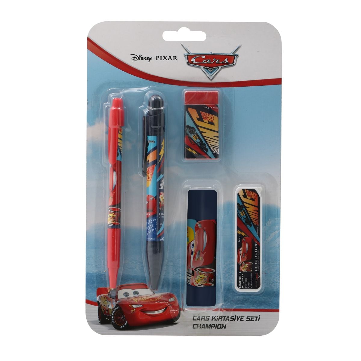 Set Scris Cars Disney 5 Buc - Lightning McQueen