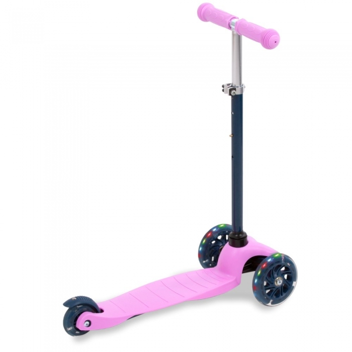 Trotineta Kidwell Uno Violet, LED, 3 ani+ - imagine 3