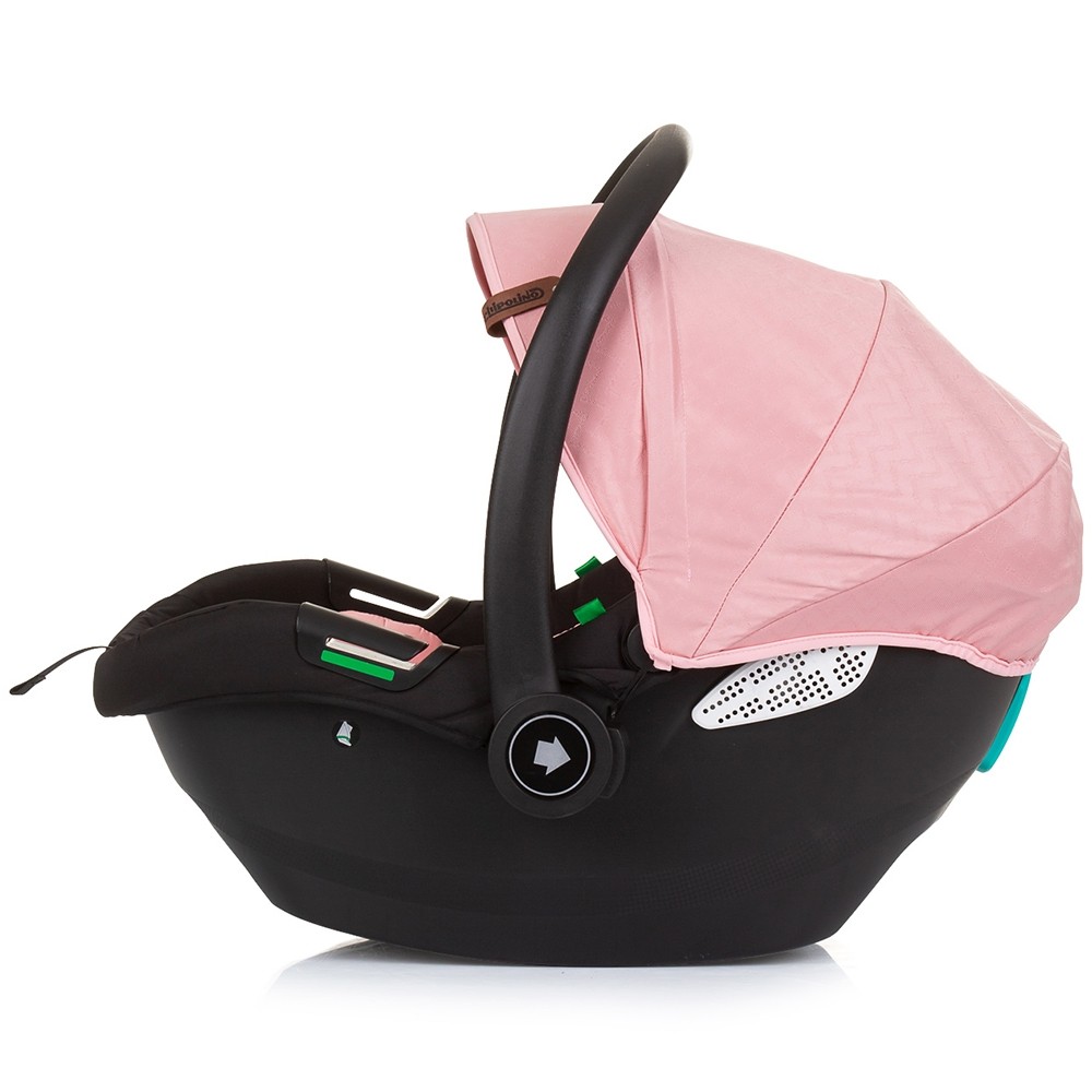 Carucior Gemeni Chipolino Duo Smart 3 in 1, Flamingo - imagine 7