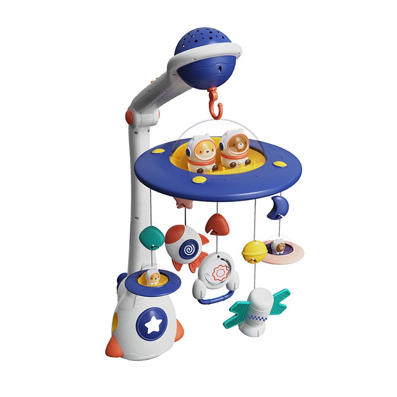 Carusel Bebe Stars Spaceship cu Proiector
