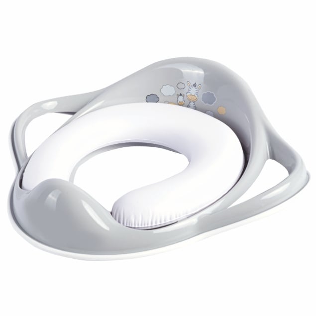 Set Reductor Toaletă Maltex Baby Zebra Gri - imagine 2
