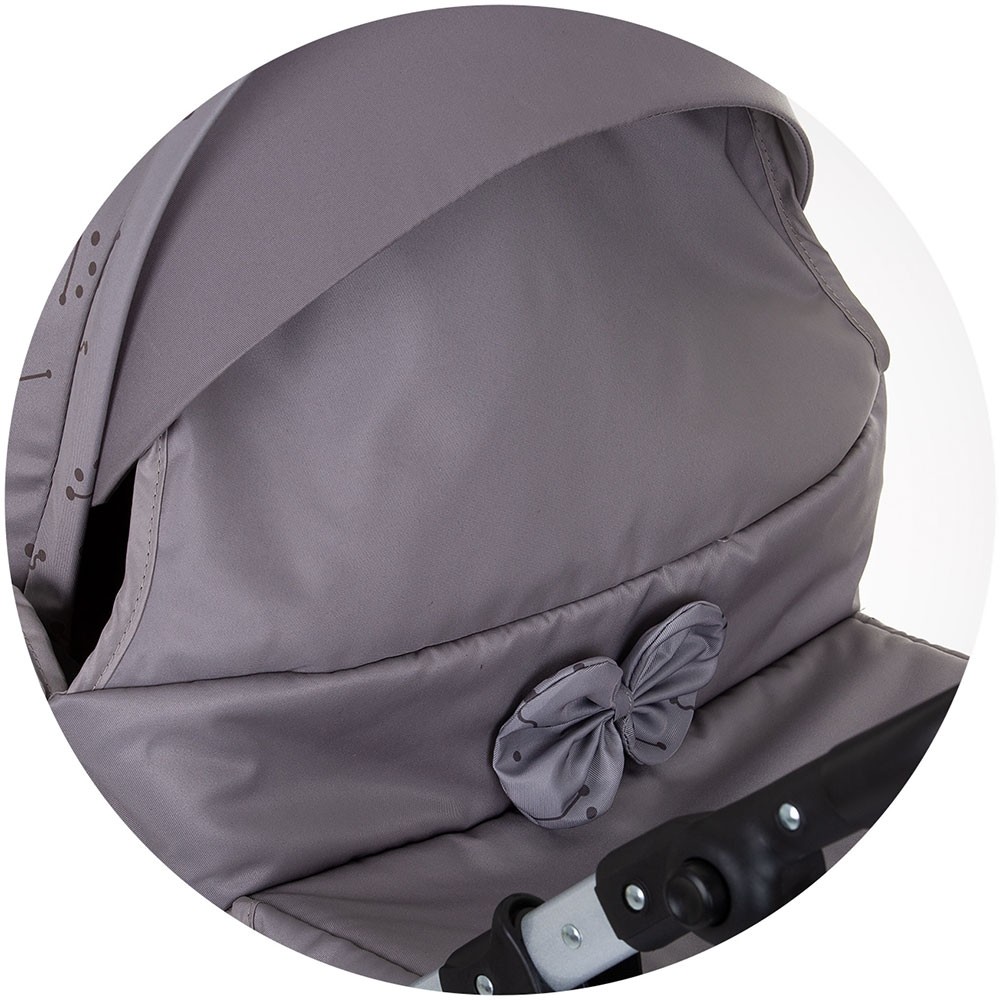 Carucior Chipolino Camea 2 in 1 Graphite - imagine 8