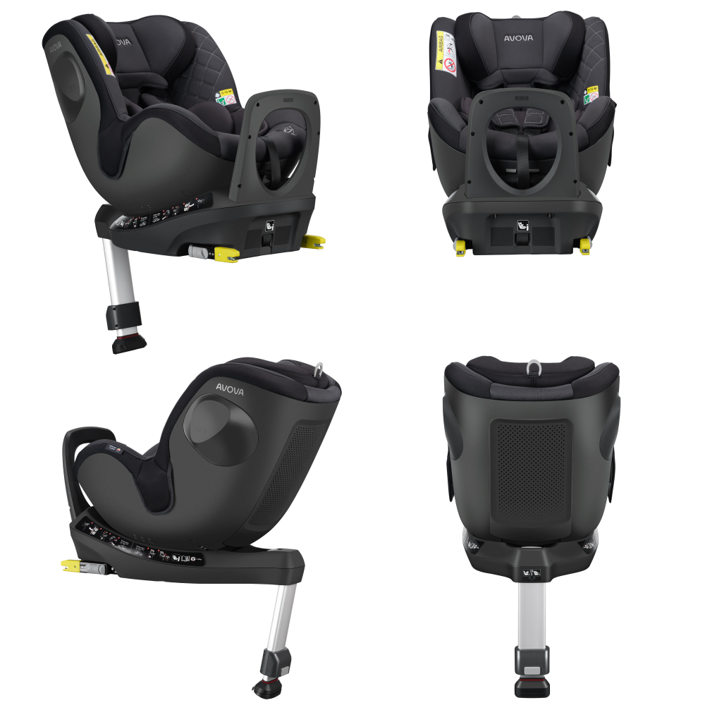 Avova Sperber-Fix 61 GreyBlack i-Size Siguranță ADAC - imagine 4