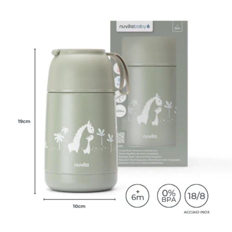 Termos Nuvita Sage 620ml - Temperatură Constantă - imagine 3
