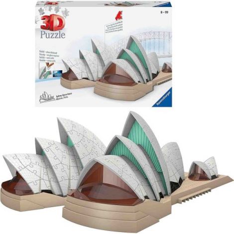 Puzzle 3D Opera Sydney Ravensburger 216 piese - imagine 4