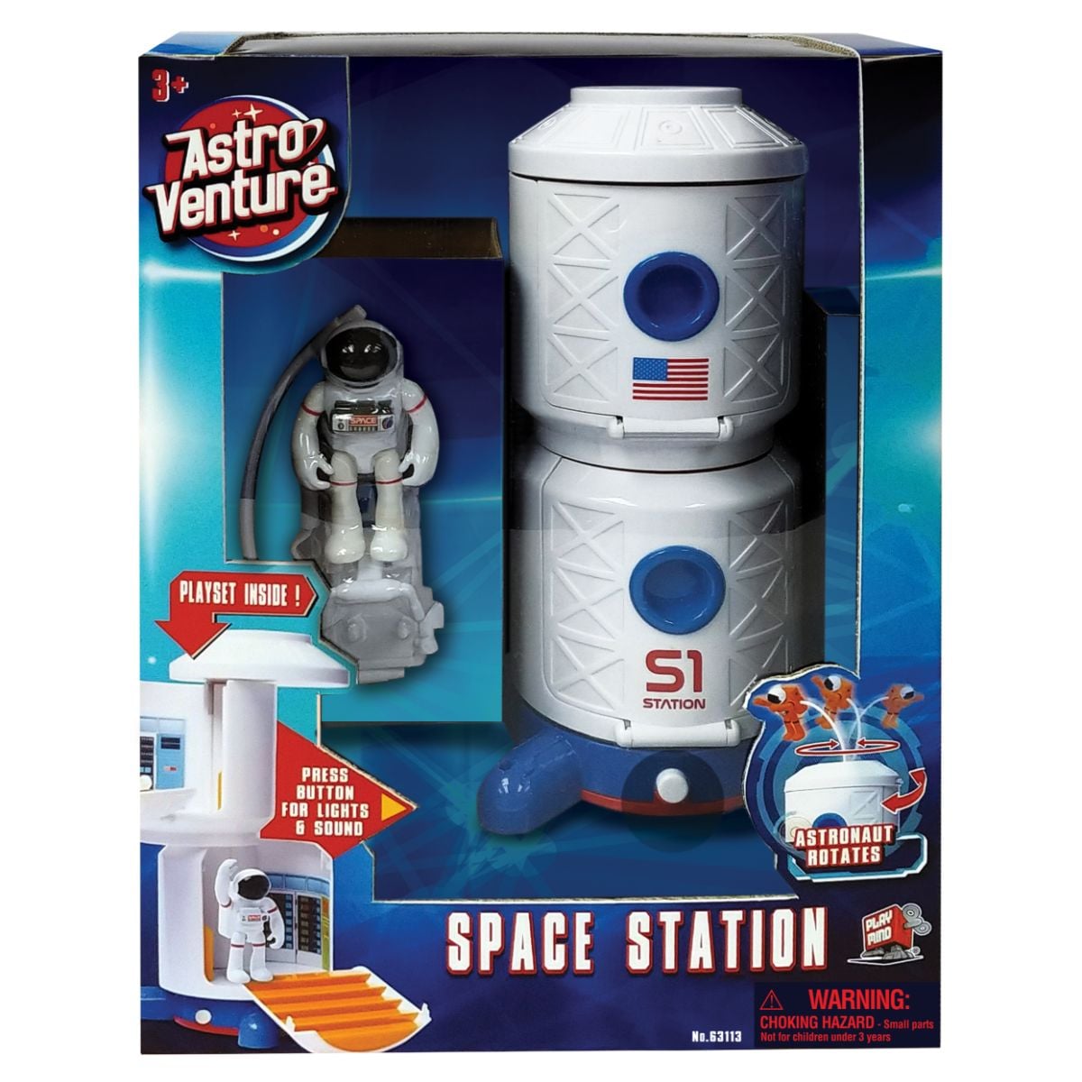 Statie Spatiala Astro Venture cu Sunete si Lumini