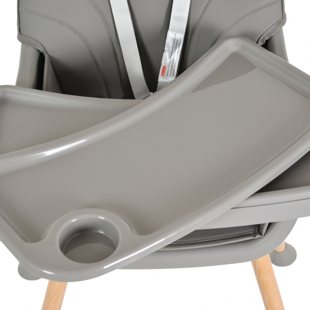 Scaun de masa 2in1 Moni Donut Grey - imagine 6