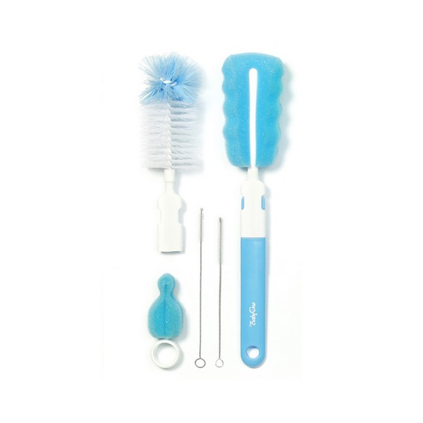 Set perie biberon Babyono Albastru