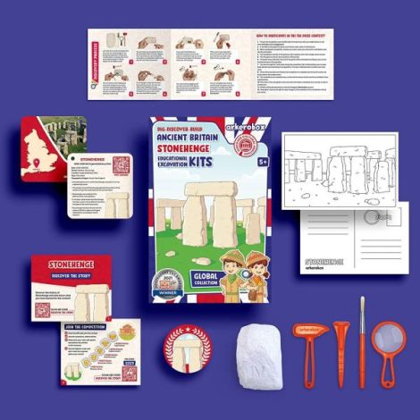 Arkerobox Stonehenge - Kit Arheologic Educativ 3D - imagine 7