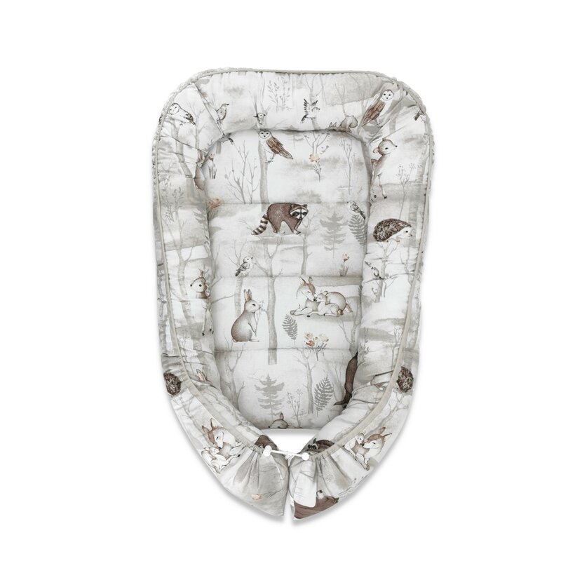 Cosulet Miminu Baby Cocoon Bumbac | Confort Sigur - imagine 3