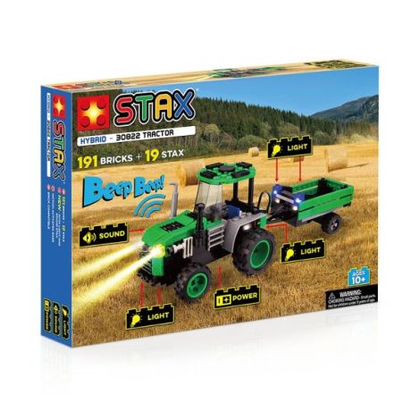 Stax Tractor cu Lumini și Sunete - Open Brick