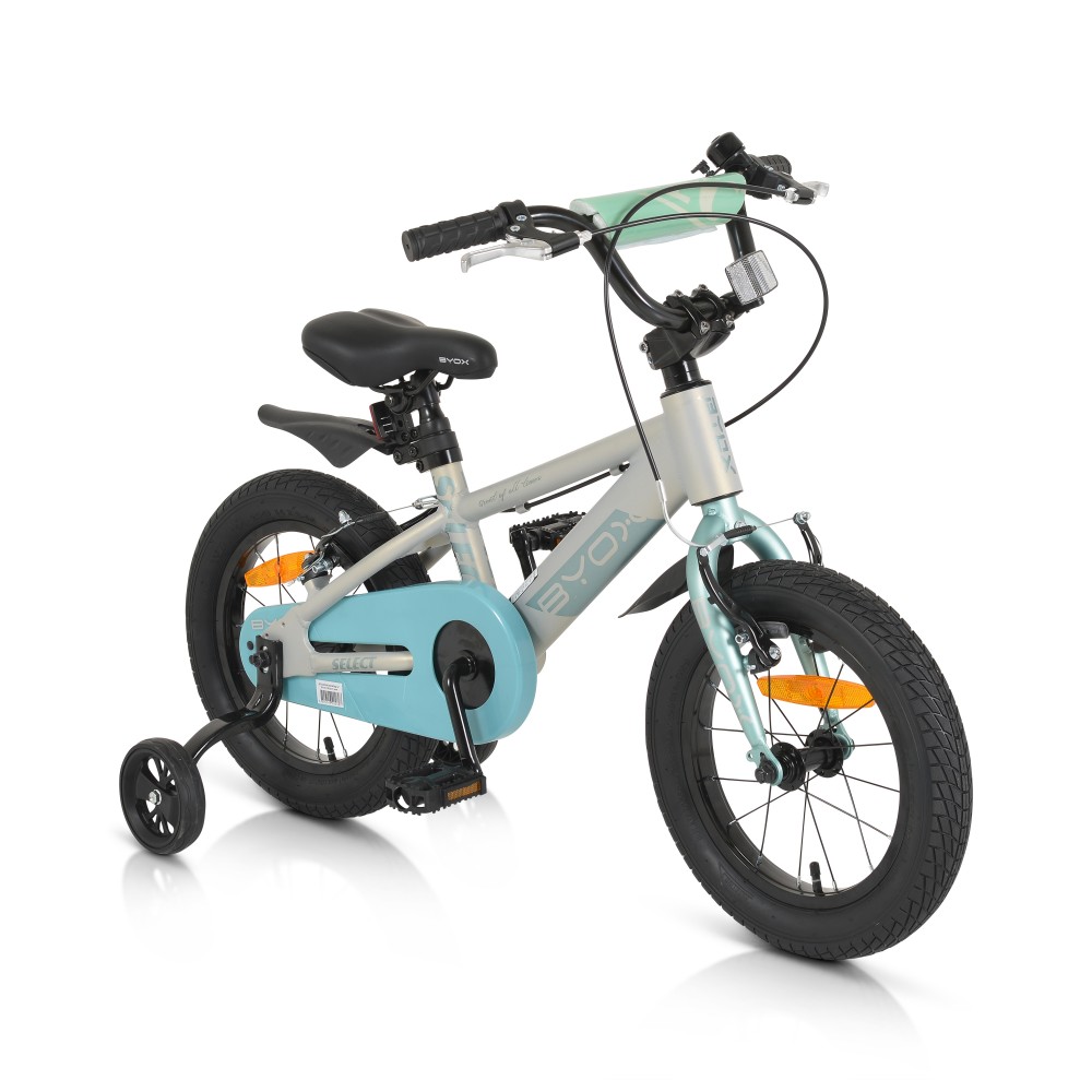 Bicicleta Byox Select 14" Mint, cu Roti Ajutatoare