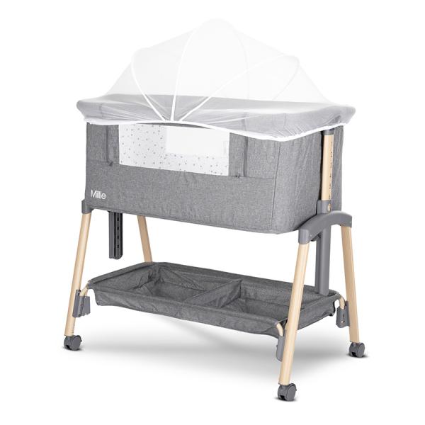 Patut Co-Sleeper Lorelli Millie Pliabil 7 Niveluri - imagine 2