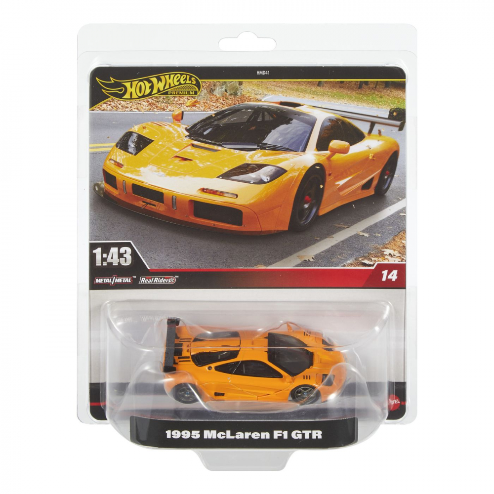 Hot Wheels Premium McLaren F1 GTR 1:43