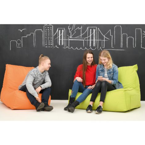 Puf Canapea Verde Moje Bambino, Confortabil - imagine 10