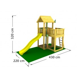 Spațiu de joacă MANSION Junglegym cu lift - imagine 5