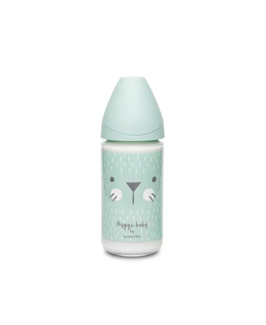 Biberon Suavinex Hygge 240ml cu 3 fluxuri