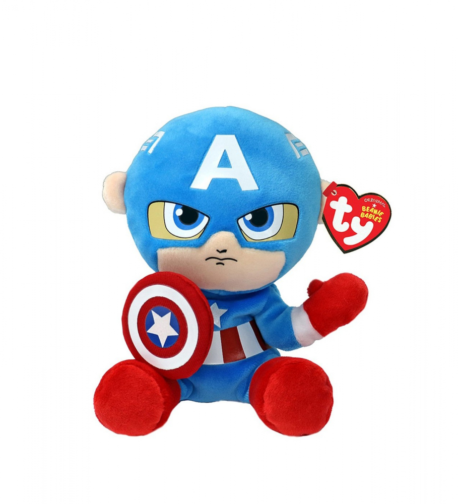 Ty Captain America Plus 15cm Moale