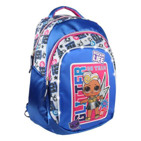 Rucsac Cerda L.O.L. cu LED-uri, 31x47x24 cm