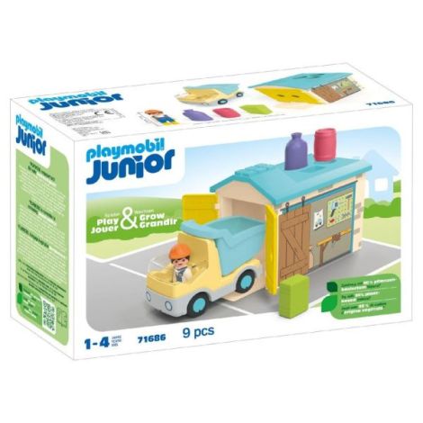 Playmobil Junior Camion Sortare - Joc Educațional - imagine 2