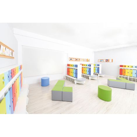 Set Vestiare Chameleon 6 Alb Moje Bambino - imagine 4