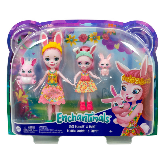 Set Bree Bunny și Bedelia Bunny Enchantimals