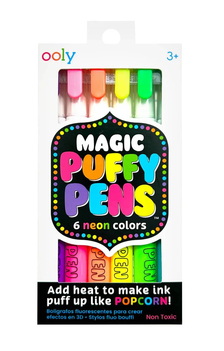 Carioci Magice 3D Ooly Puffy Pens | Neon