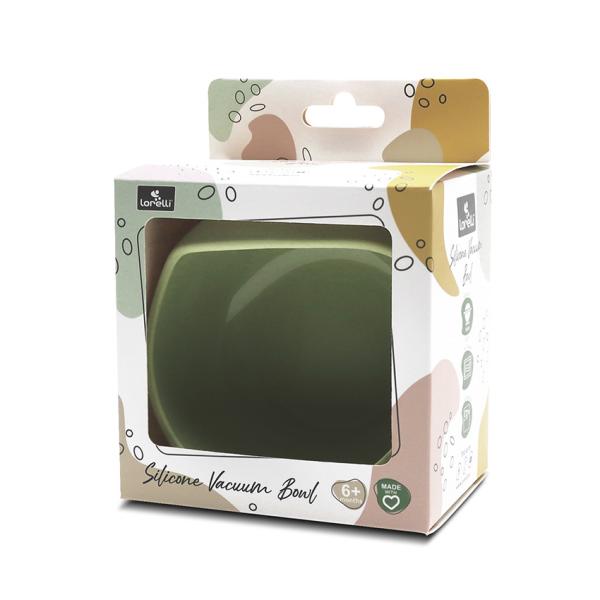 Bol hranire Lorelli cu ventuza silicon Fresh Green - imagine 3