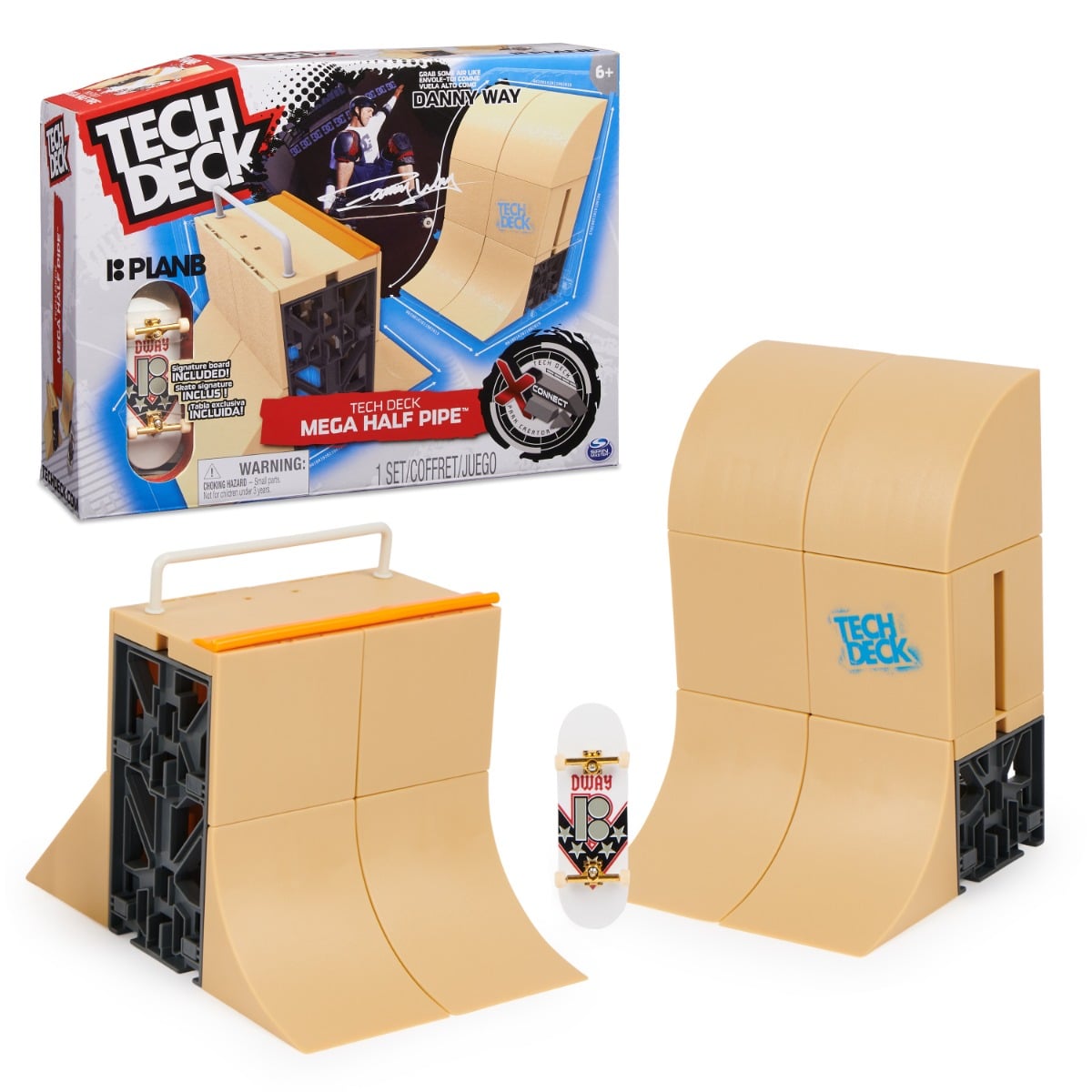 Set Mini Skateboard Tech Deck Mega Danny Way
