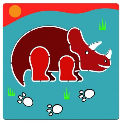Şabloane Djeco Dinozauri | Desen Creativ 4-7 Ani - imagine 6