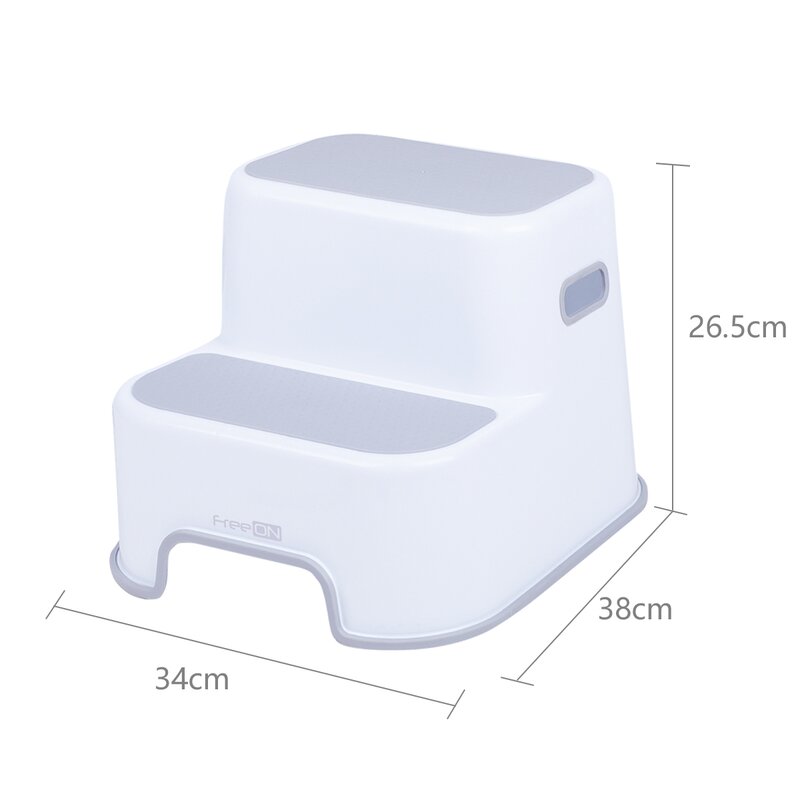 Scaunel înaltator WC FreeON, 2 trepte, antiderapant - imagine 2
