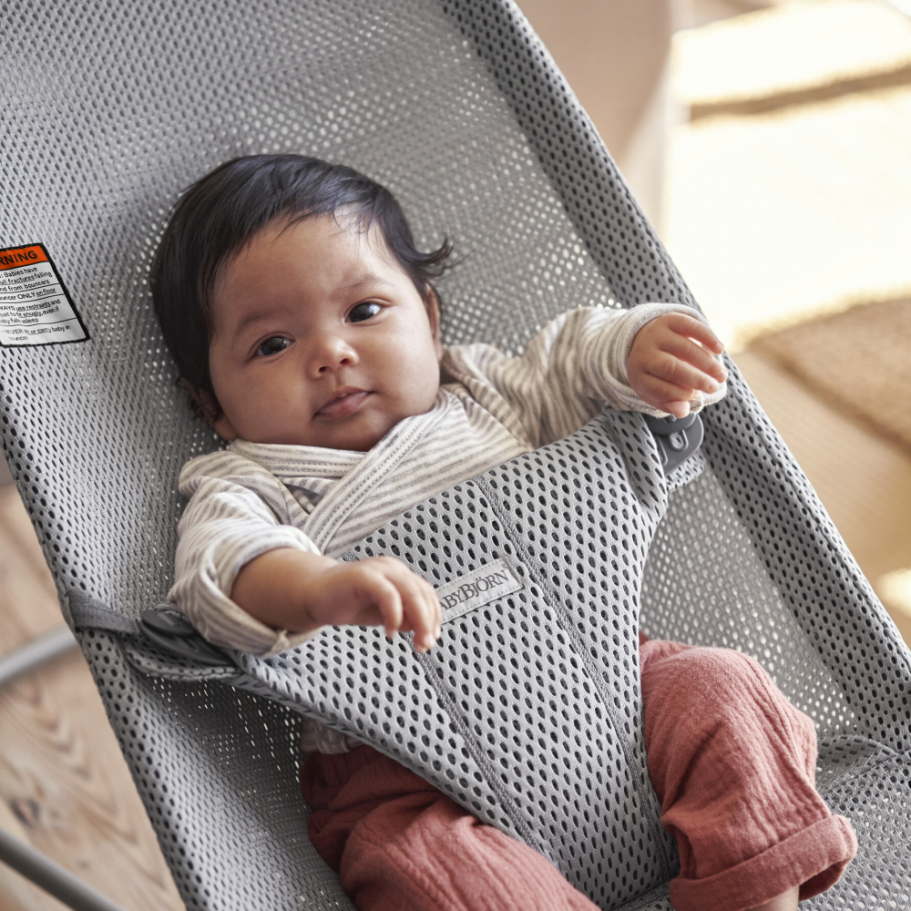 Balansoar BabyBjorn Bliss Grey Mesh | Ergonomic