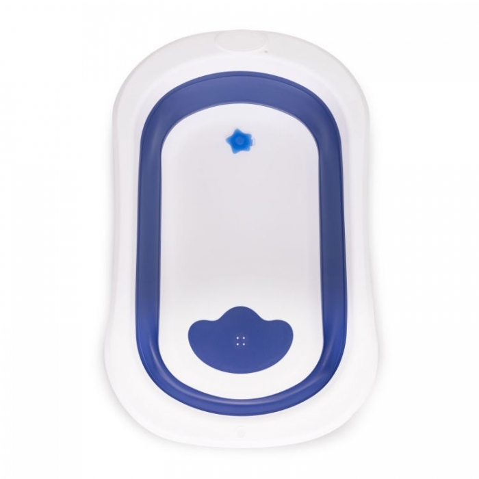 Cadita de baie Ecotoys HA-B27 Albastru, Pliabila - imagine 3