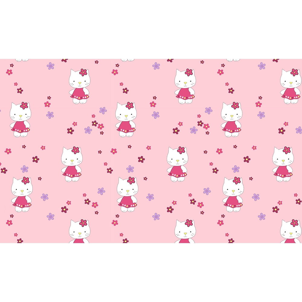 Lenjerie Patut Kitty Floricele 4 Piese Hubners Roz