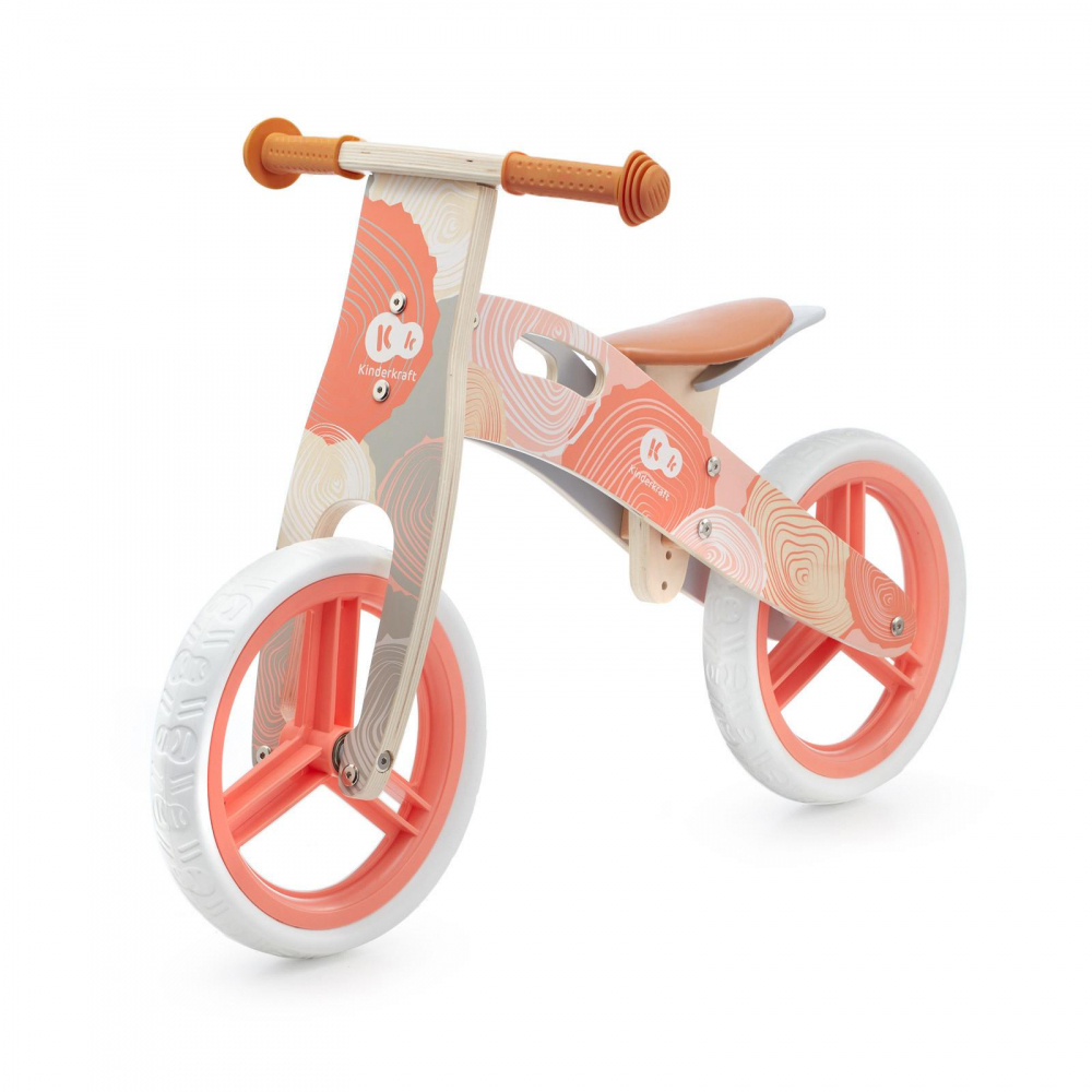 Kinderkraft Runner Coral - Bicicletă Echilibru Lemn - imagine 7