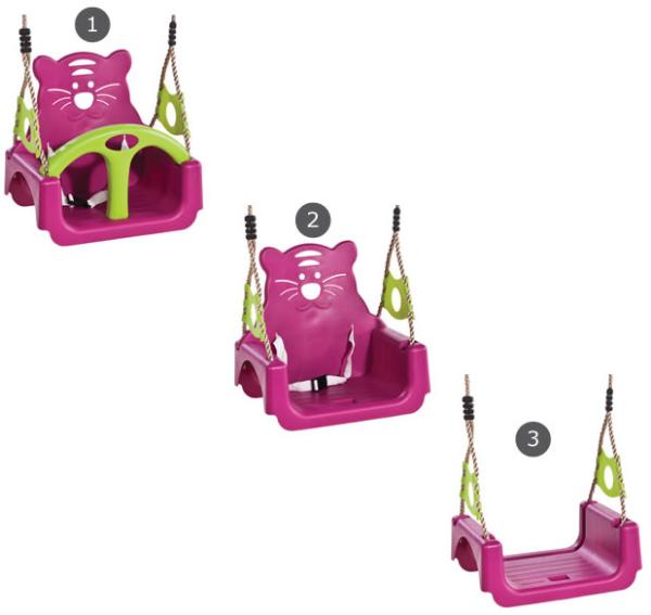 Leagan Trix Mov Verde Kbt cu Centura Siguranta - imagine 2