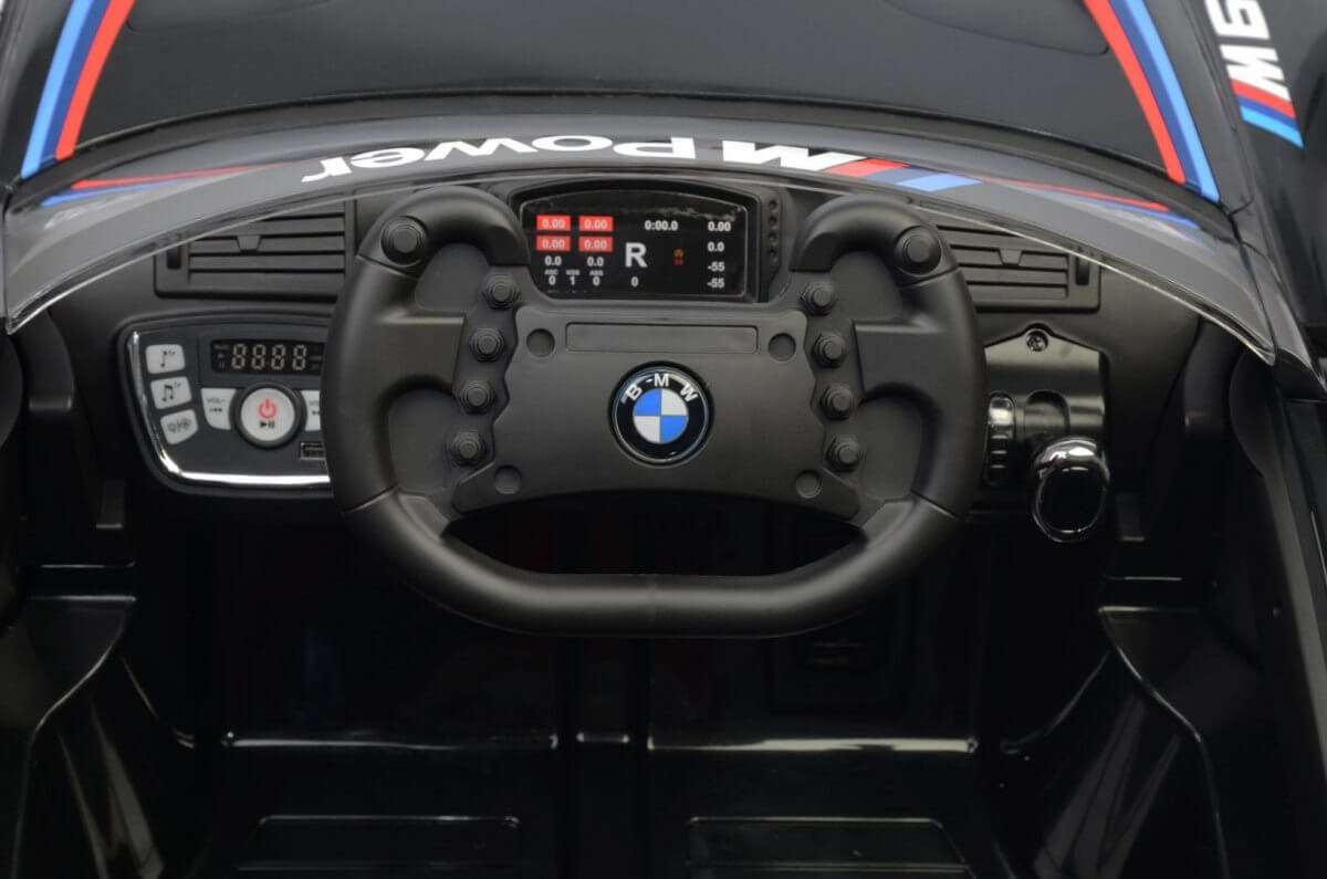 Masinuta electrica BMW M6 GT3, Negru, Licentiat - imagine 3