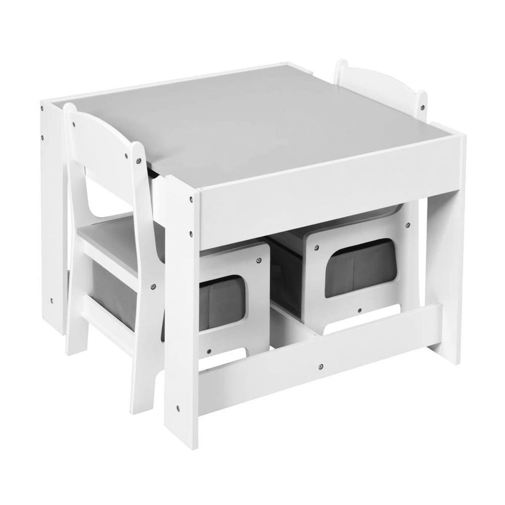 Set Masuta cu 2 Scaune Ginger Home, Depozitare si Tabla - imagine 4