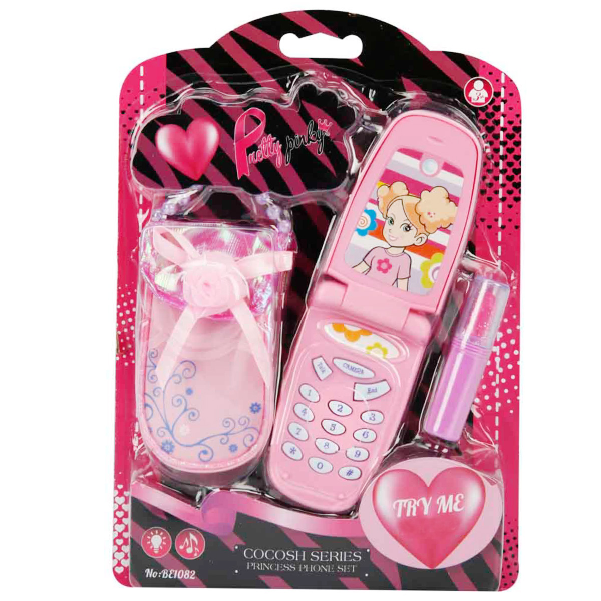 Set Telefon Pretty Pinky Sunete și Lumini