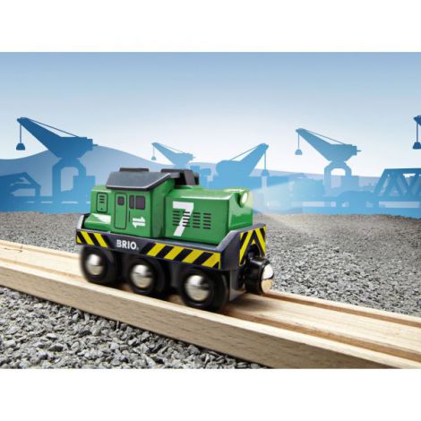 Locomotiva cu Baterii Brio 33214 Verde - imagine 4