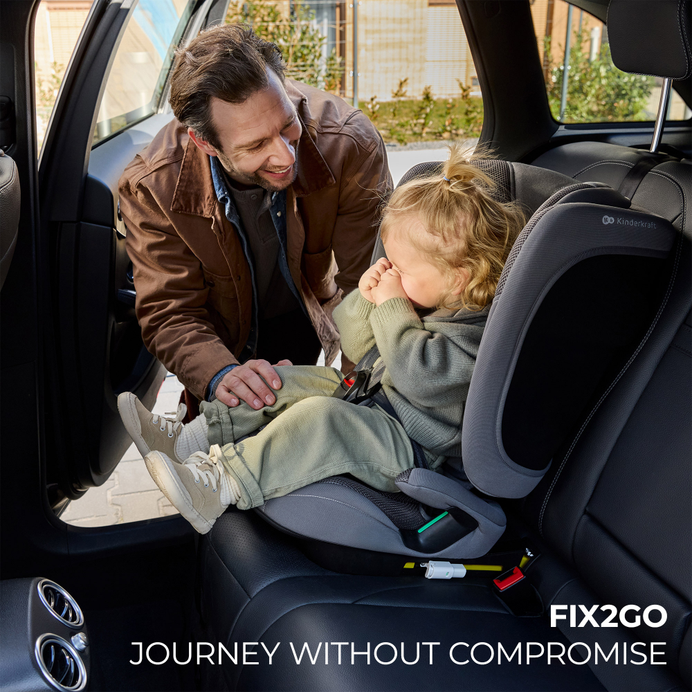 Scaun auto Kinderkraft Fix2go I-Size Grey