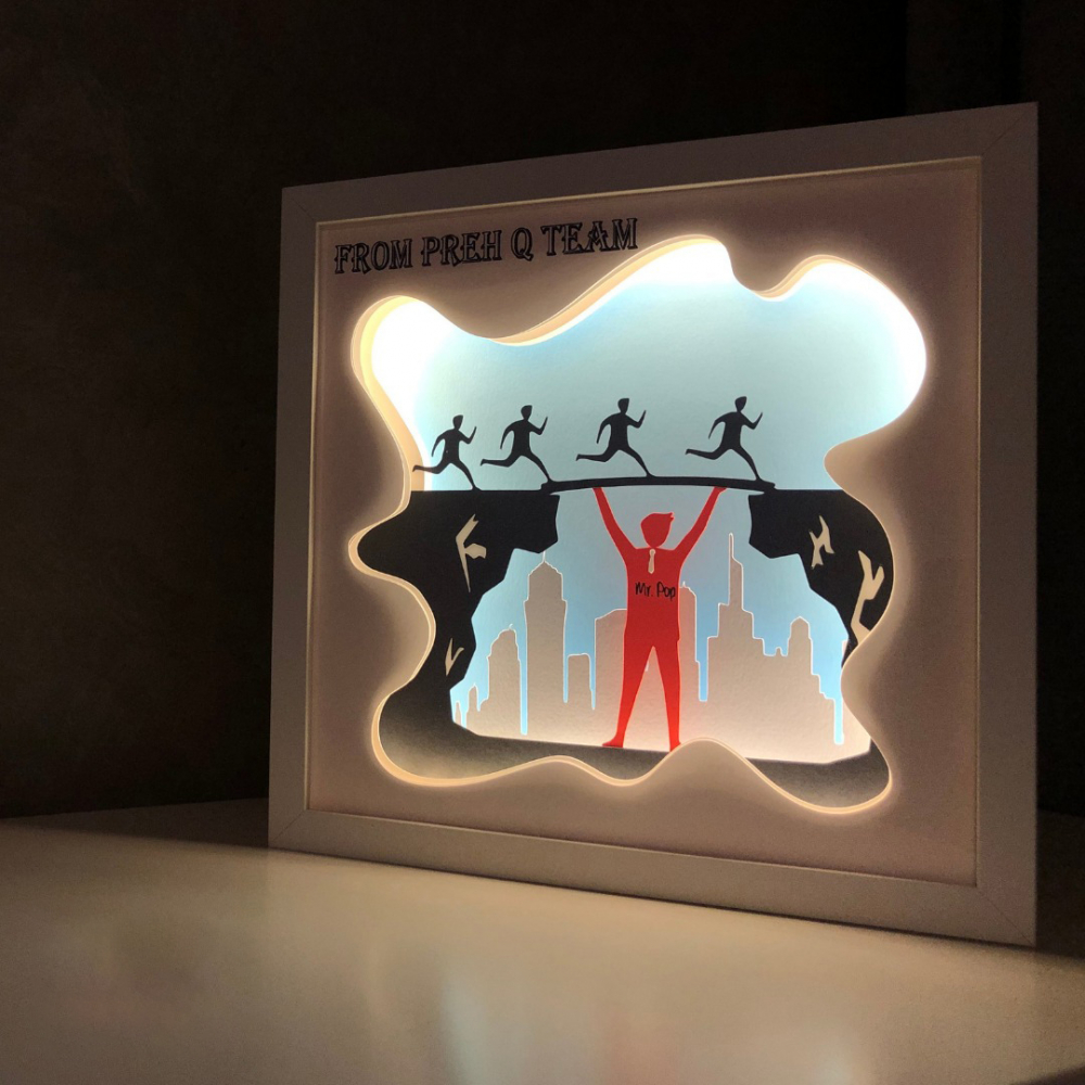 Tablou Luminos Leader 001 Noorhandmadeatelier | Decor & Lampă Veghe