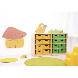 Cutie Depozitare Lemn Fag Verde Moje Bambino - imagine 8