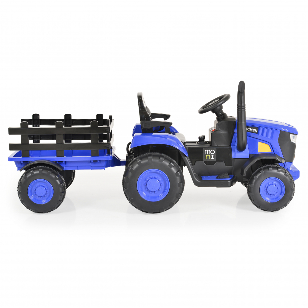 Moni Rancher Blue - Tractor Electric cu Remorca 70W