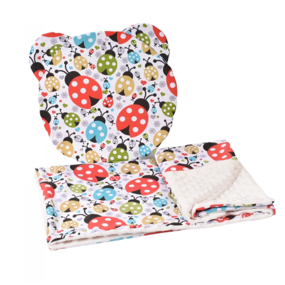 Lenjerie 2 piese Buburuze Confort family - imagine 2