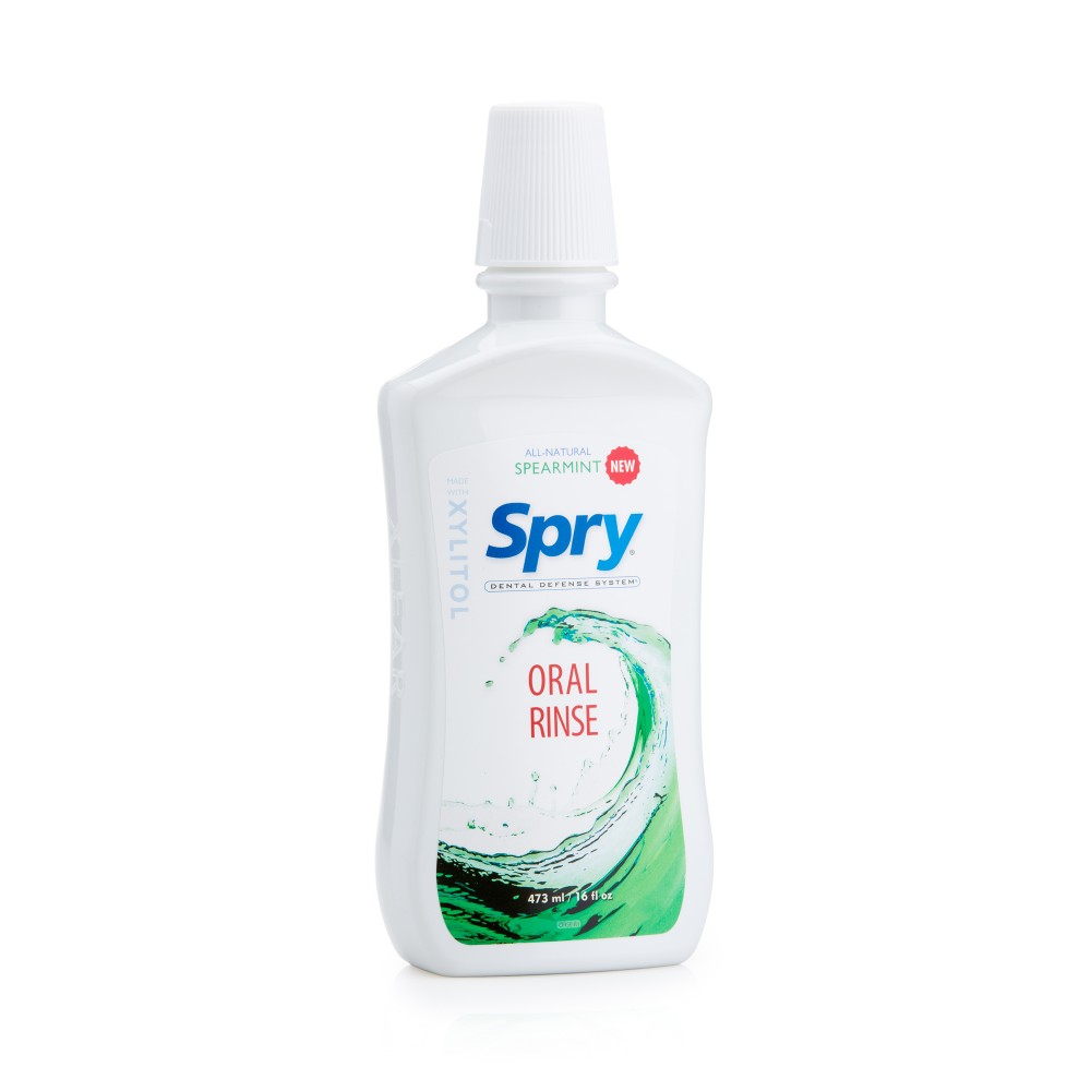 Apa de gură Spry Xlear cu Xilitol, Menta, 473 ml - imagine 2